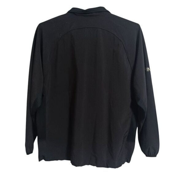PING Collection Mens Jacket M Windbreaker Black Full Zip Golf Rain Lightweight. - Picture 3 of 13